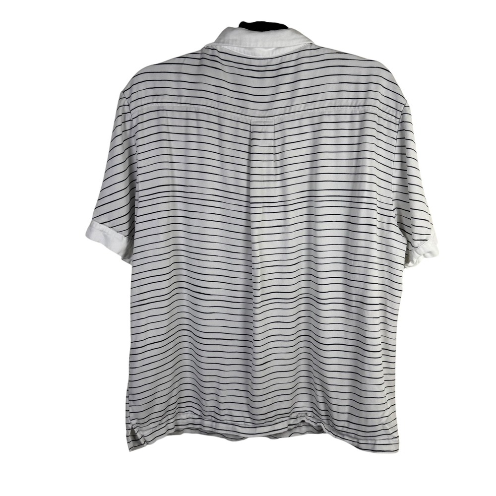 Tombolo Le Sirenuse Corsa Shirt Striped Polo Nautical Boat Size Large - Picture 6 of 7